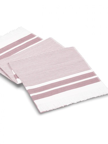 Полотенца Kelsie Белый/Розовый (white-rose)